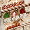 Casafield Wooden Christmas Advent Calendar with Drawers, Christmas Countdown LED Holiday Decoration with Shooting Star and Light Background